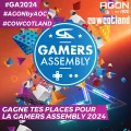 Gagne des places pour la Gamers Assembly 2024 avec AOC et Cowcotland