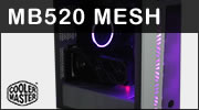 Test boitier Cooler Master MB520 Mesh White : beau et bon lve ?
