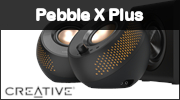 Test Creative Pebble X Plus: Joli, mais cest tout?