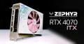 Zephyr dvoile une mignonne RTX 4070 au format ITX