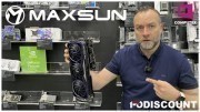 MAXSUN innove avec un CM ITX avec le PCI Express  l'arrire !!!