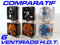 comparatif 6 ventirads HDT