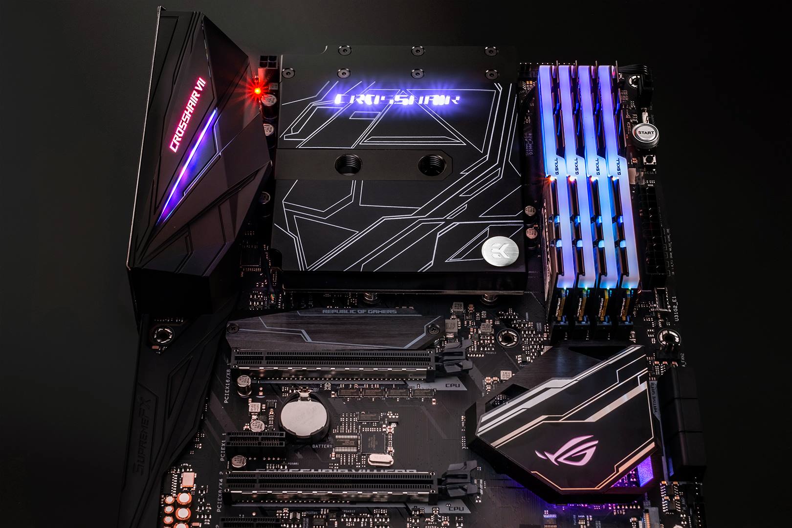 Asus c. Ek-fb ASUS Strix x470 RGB Monoblock - Nickel.. ASUS ROG c6h. ASUS ROG Monoblock. ASUS ROG 6.