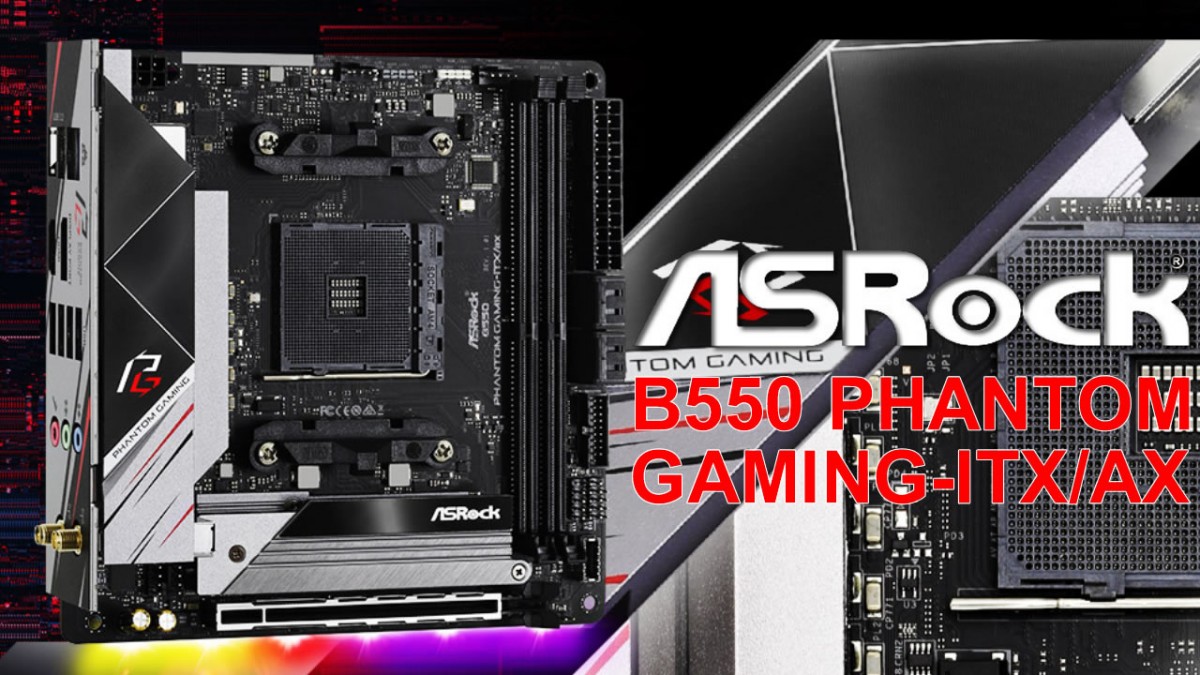 CARTE MERE ASROCK AMD AM4 B550 PHANTOM GAMING-micro ATX