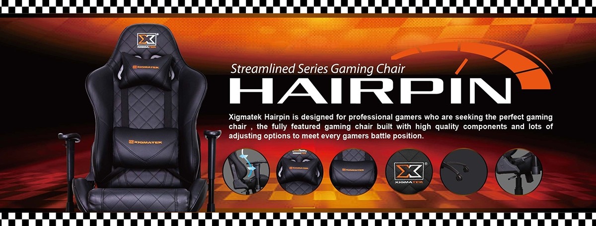 Xigmatek se lance dans le marché du siège Gaming avec le modèle Hairpin