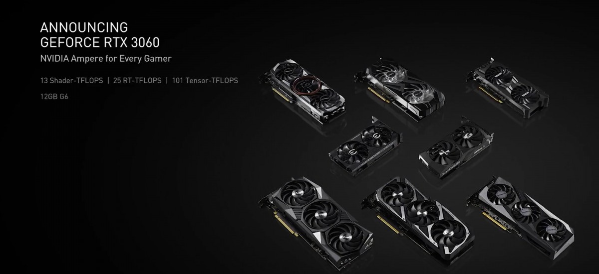 Nvidia annonce la RTX 3060