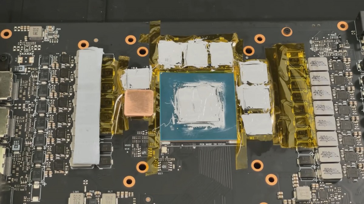 Pad thermique prédécoupé par carré de 10 mm pour CPU et GPU