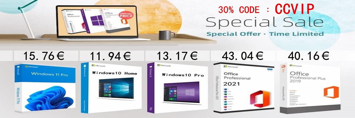 13 euros pour Windows 10 Pro et 22 euros pour Office 2016, les meilleures offres de mai
