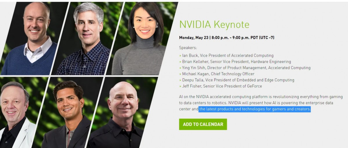 Dans 10 jours, à 5 heures du matin, NVIDIA présentera ses nouveautés Gaming au Computex