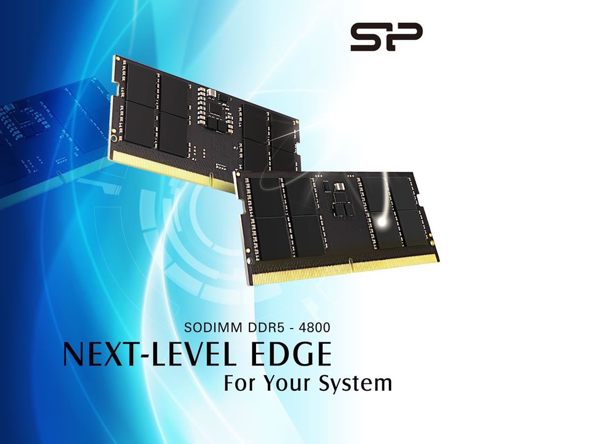 Silicon Power aussi y va de sa mémoire DDR5 en SO-DIMM