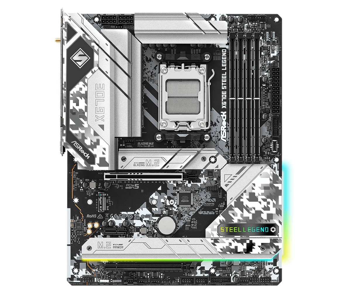 Au tour de l'ASRock X670E Steel Legend de se montrer entièrement