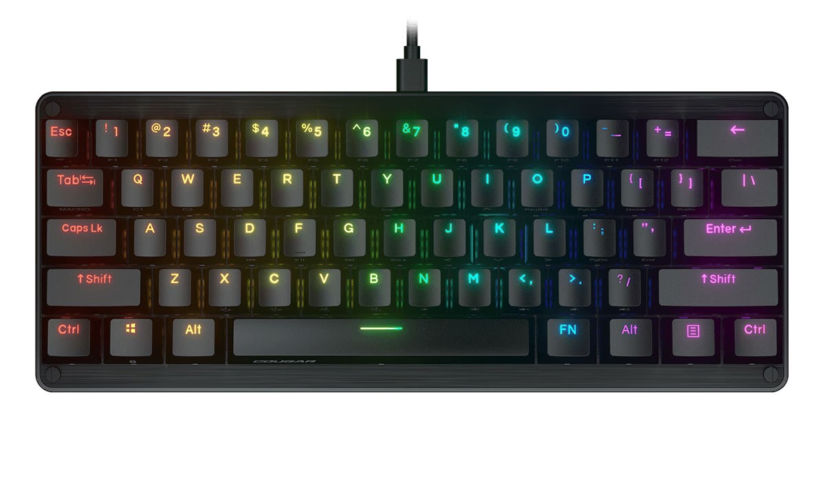 Nouveaux claviers Puri Mini et Pure Mini RGB chez COUGAR, du 60 % parfait ?
