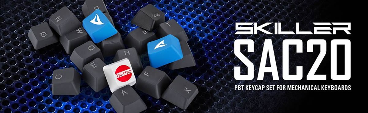 Des keycaps et switches à gogo chez Sharkoon !