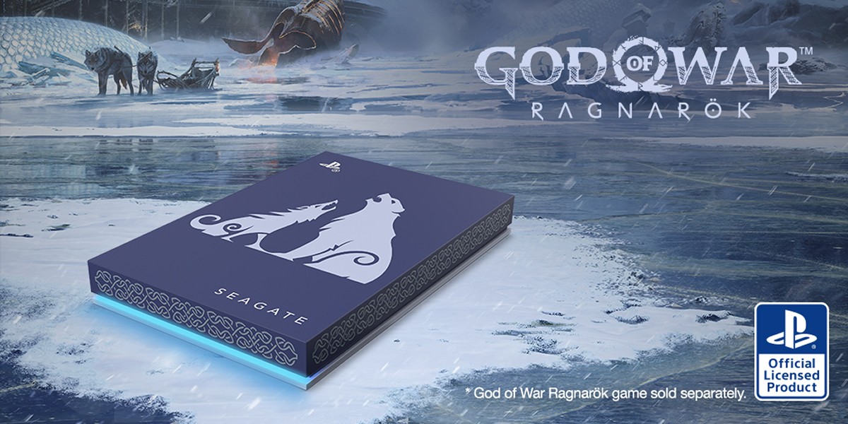 Disque dur Seagate PS5/PS4 édition spéciale God of War Ragnarök