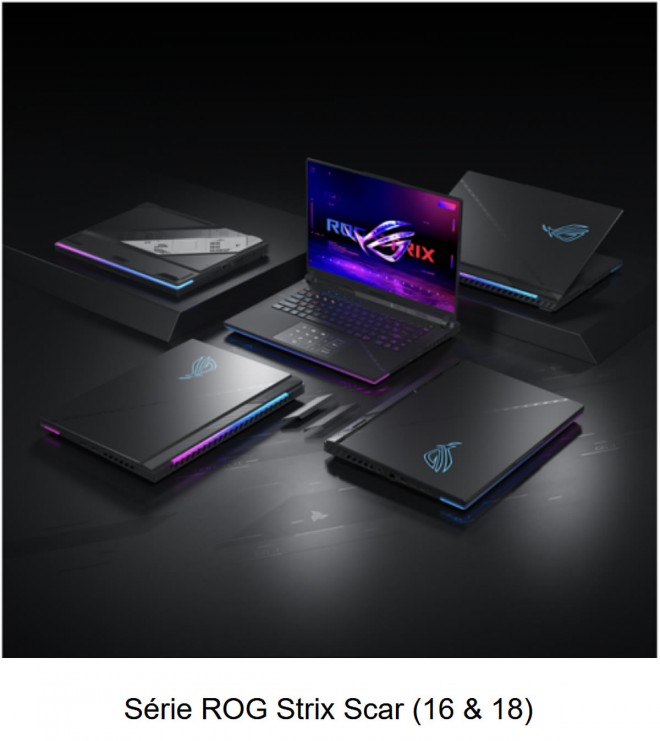 CES 2023 : ASUS Republic of Gamers annonce aussi les laptops ROG Strix SCAR et ROG Strix G