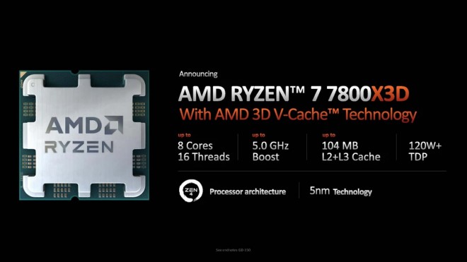 AMD Ryzen 7 7800X3D : Jusqu'à 24 % plus rapide que le 13900K, le nouveau King of Gaming ?