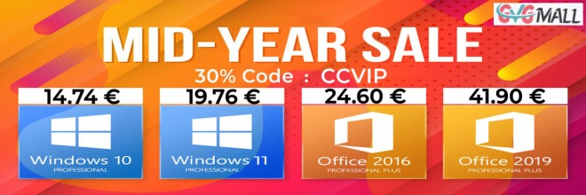 Jusqu'à - 91 %, Microsoft Windows 10/11 sous les 15 U+20AC; et Office à 24 U+20AC; !!!