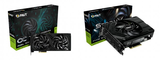 Palit annonce ses GeForce RTX 4060 Dual et StormX