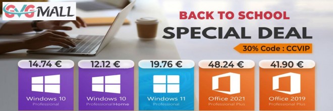 La licence Windows 10/11 à partir de 12 euros et la licence Office à partir de 24 euros avec GVGMALL