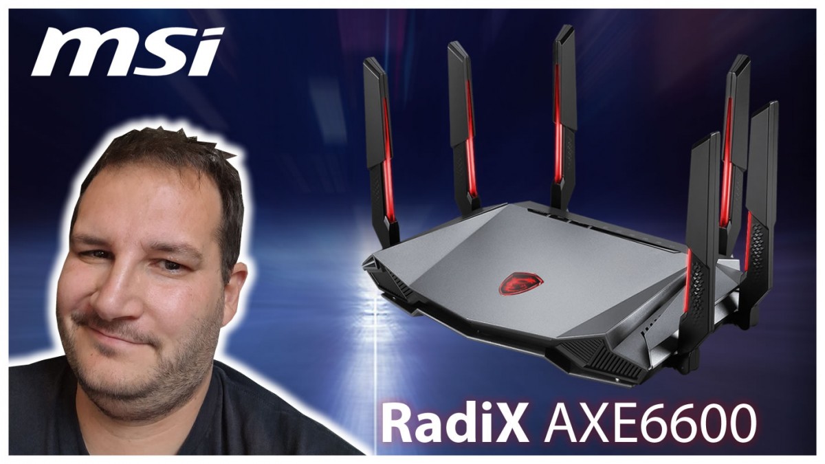 THE GURU3D nous propose le test d'un nouveau routeur : Le MSI Radix AXE6600.