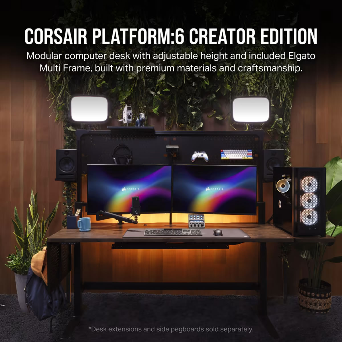 Platform:6 : Corsair se lance dans le bureau gaming modulable 