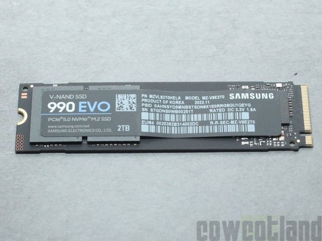 Test SSD Samsumg 990 EVO 2 To : Amplement suffisant ?