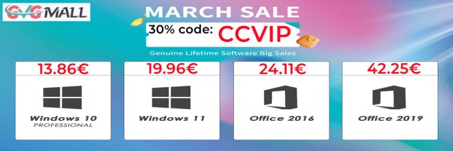 Mars attaque, Windows 10 à 13 euros et Windows 11 pour 19 euros avec GVGMALL
