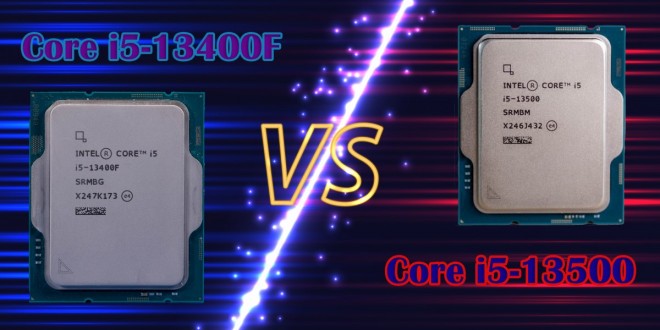 Core i5-13400F VS Core i5-13500