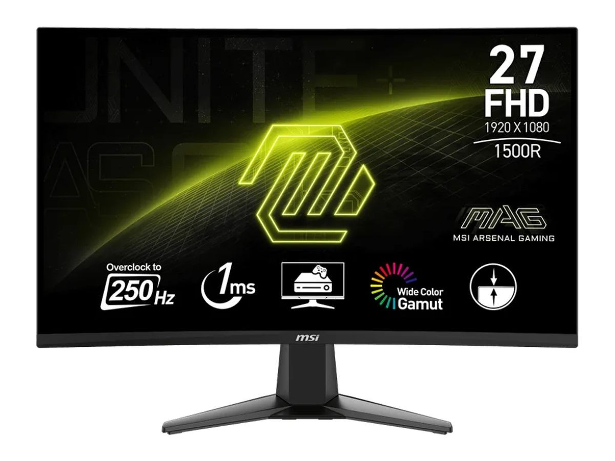 MSI annonce son MAG 27C6X, un écran incurvé FHD à 250 Hz