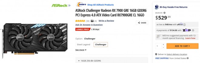 ASRock explose les prix des Radeon RX 7000 au USA, et chez nous ?