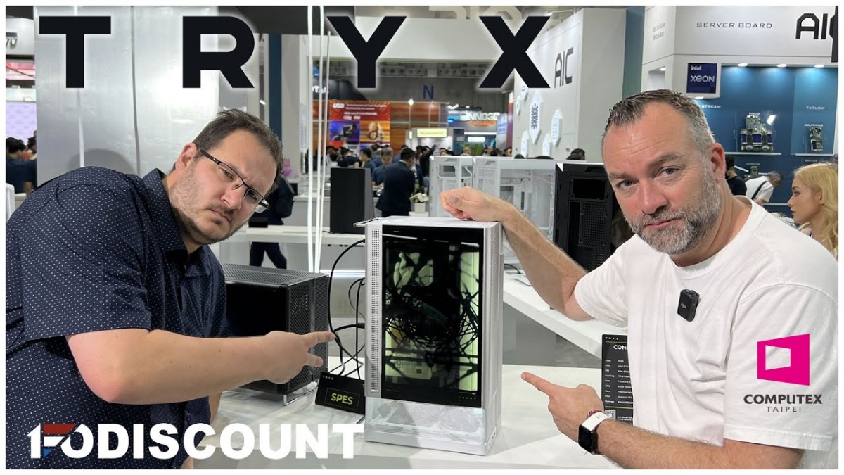 TRYX défonce tout au Computex avec ses boitiers et ses watercooling !!!