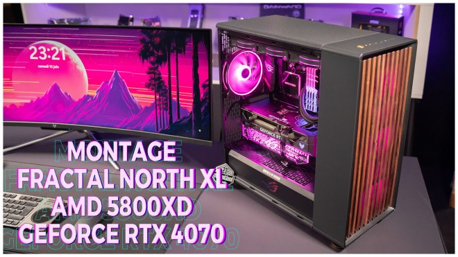montage charly fractal norht 5800X3D RTX4070