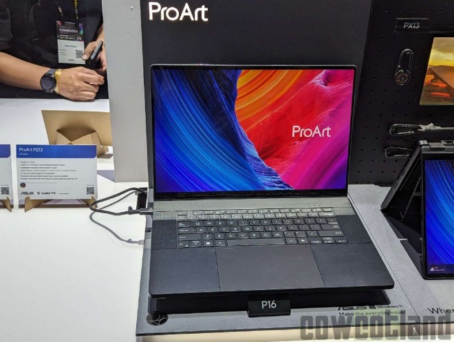Computex 2024 : Asus continue sa lancée de laptops avec toute une série en ProArt