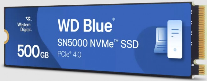 WD annonce et lance son petit SSD SN5000 à 5150 Mo/sec