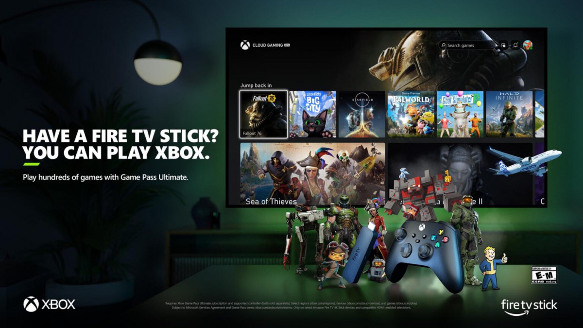 Xbox Game Pass Ultimate, désormais disponible sur les Fire TV Stick d'Amazon