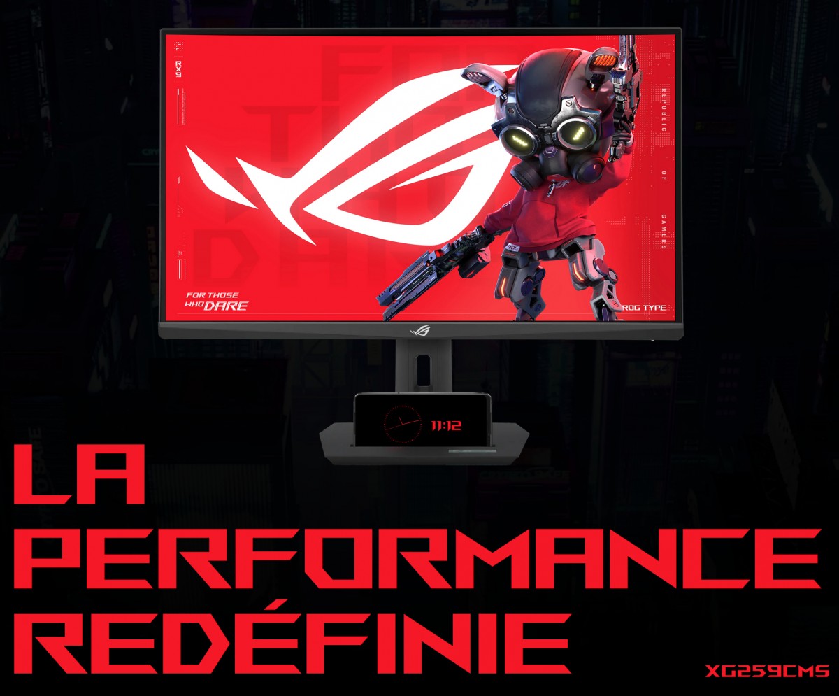 ASUS dévoile le ROG Strix XG259CMS, un écran IPS conçu pour l'eSport