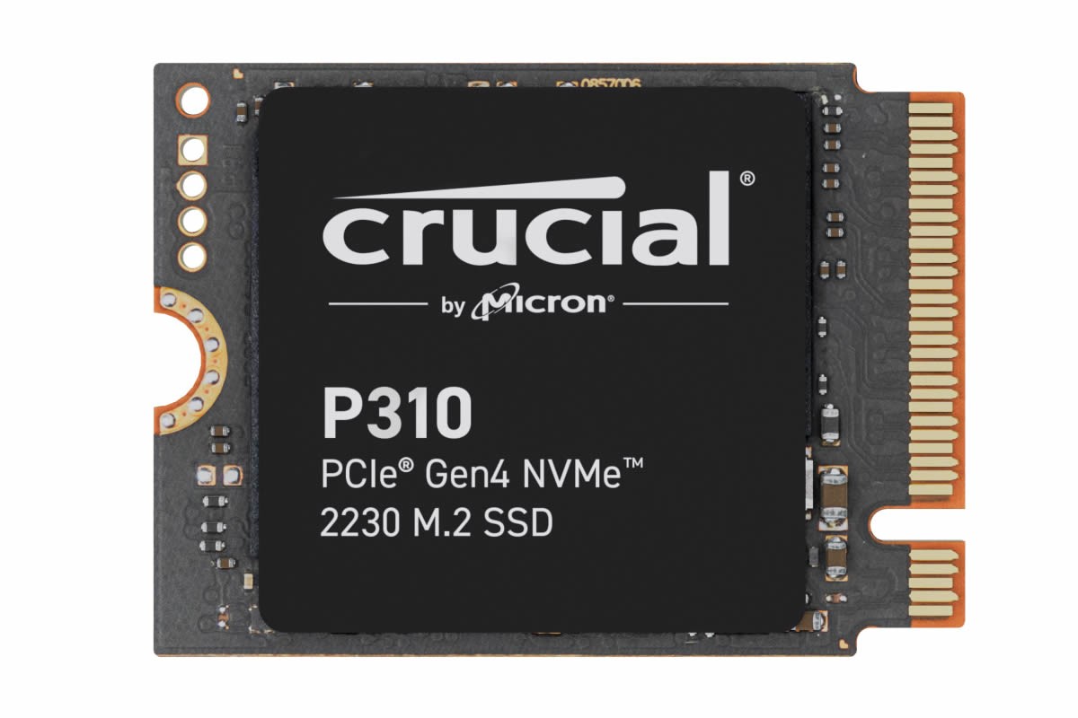 Nouveau SSD 2230 chez Crucial avec le P310, qui monte à 7100 Mo/s en lecture