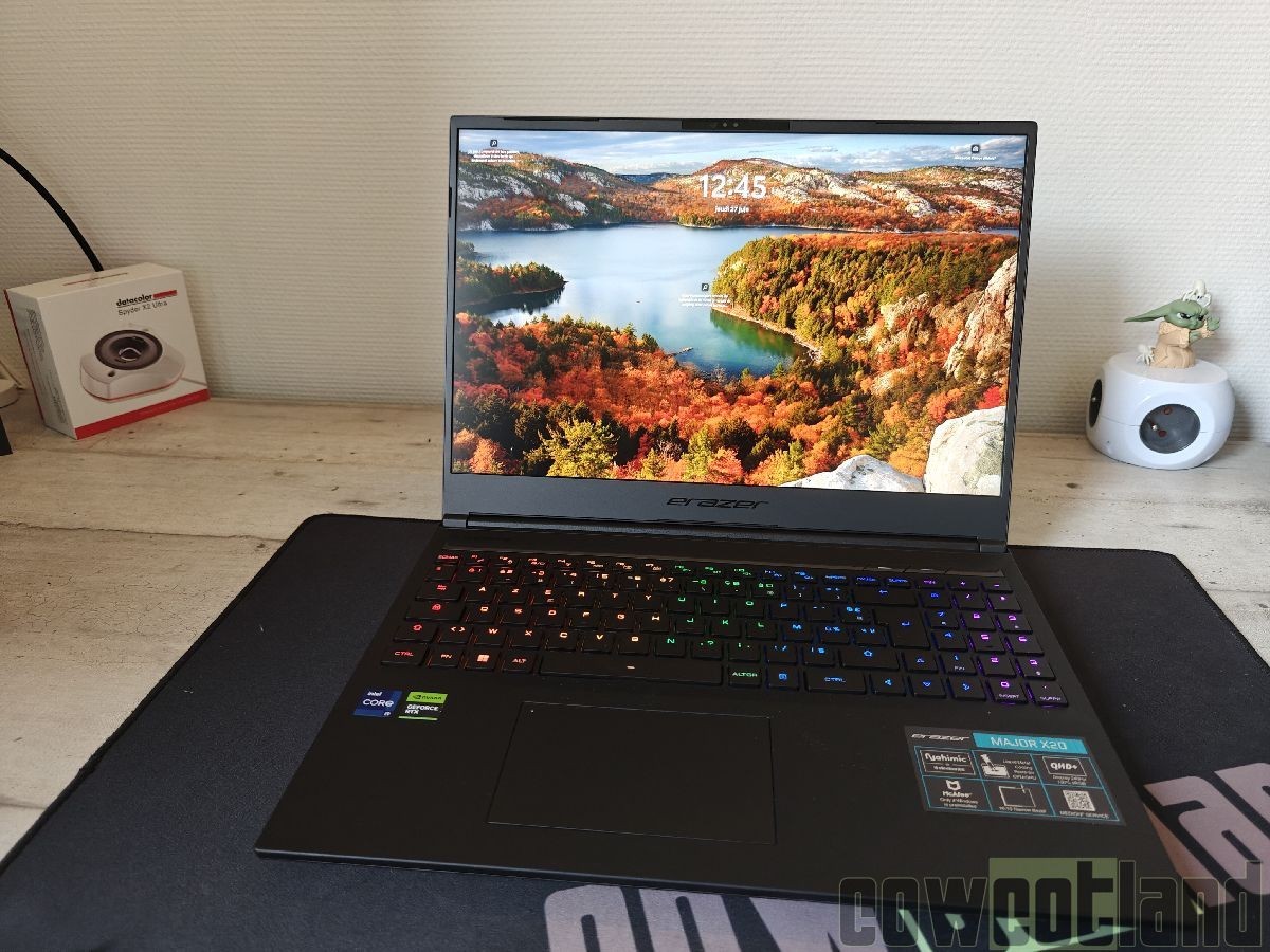 ERAZER MAJOR X20 : un laptop qui décoiffe peut être un peu trop