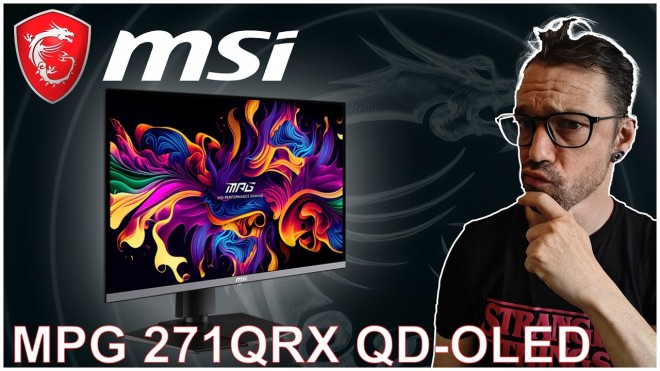 MSI MPG 271QRX QD OLED : une dalle OLED flashée à 360 Hz !