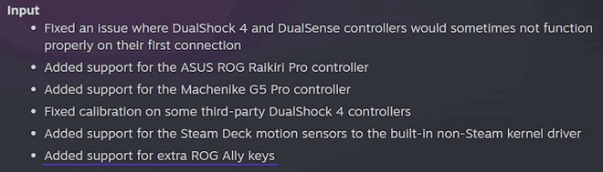 Asus rog ally steamOS