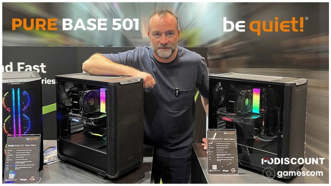 be quiet! dévoile son petit PURE BASE 501 à la Gamescom 2024