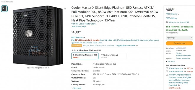 Un bloc de 850 W avec un connecteur 12VHPWR à 450 W, suffisant pour la RTX 5090 ?