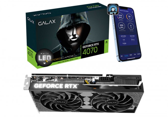 GALAX s'apprête à proposer une RTX 4070 dotée de mémoire GDDR6