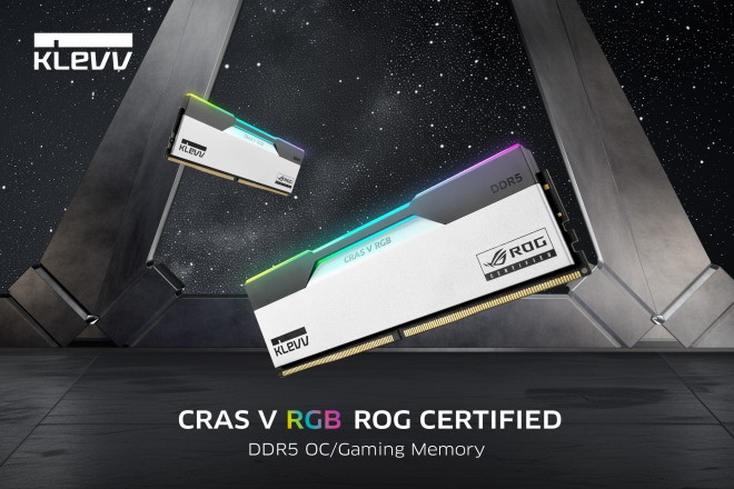 KLEVV annonce un kit mémoire DDR5 certifié ROG