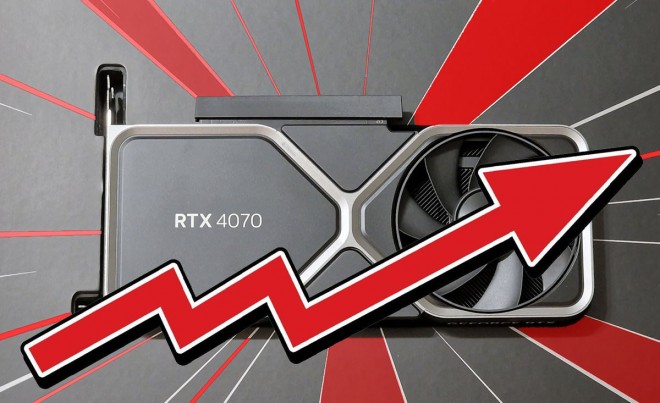 Le GeForce RTX 4070 avec sa GDDR6X toujours en hausse