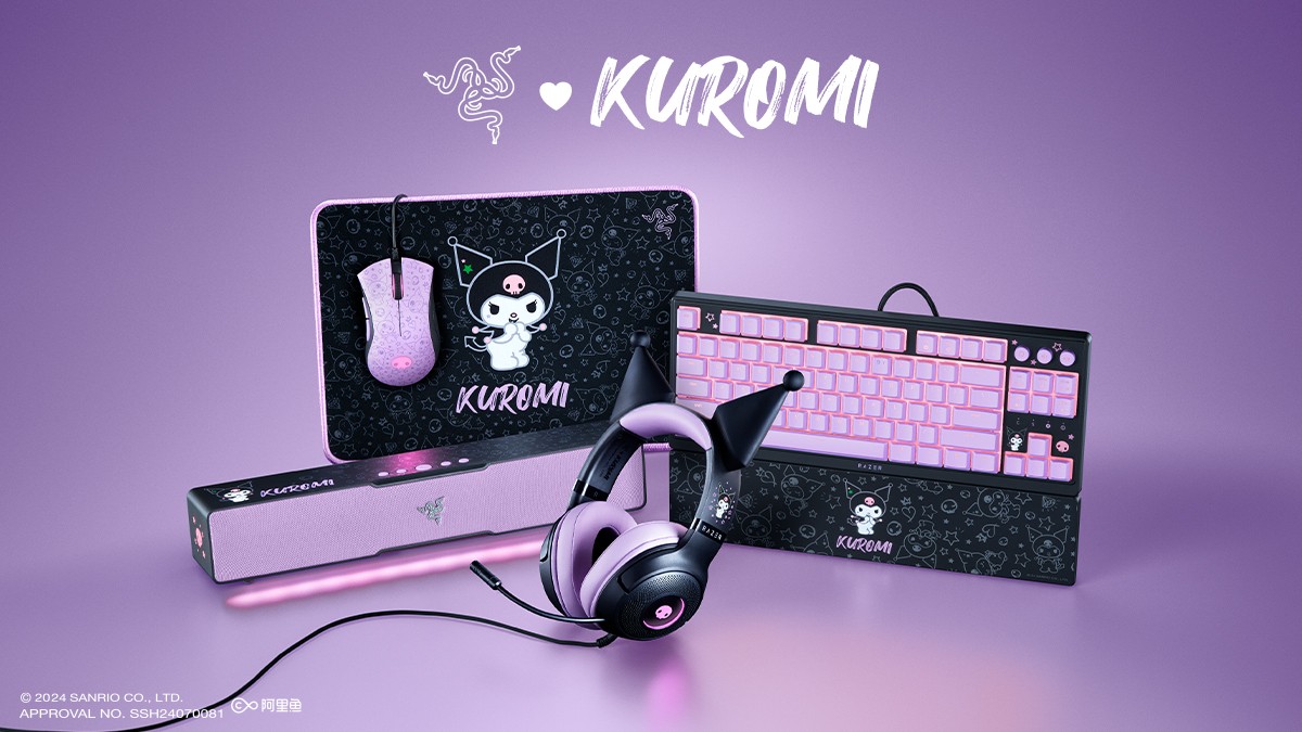 Une collection Kuromi chez Razer