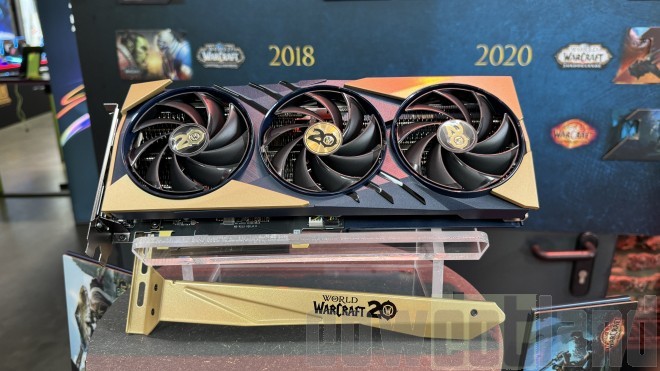 Une carte RTX 4070 SUPER 12G GAMING SLIM World of Warcraft chez MSI pour fêter les 20 ans de WOW !