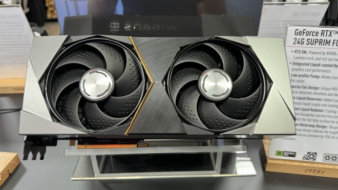 GAMESCOM 2024 : la RTX 4090 SUPRIM FUZION de MSI était de la partie