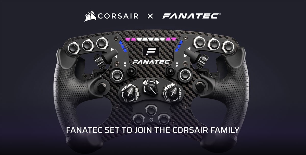 Wall-ride réussi pour Fanatec, qui rejoint officiellement CORSAIR