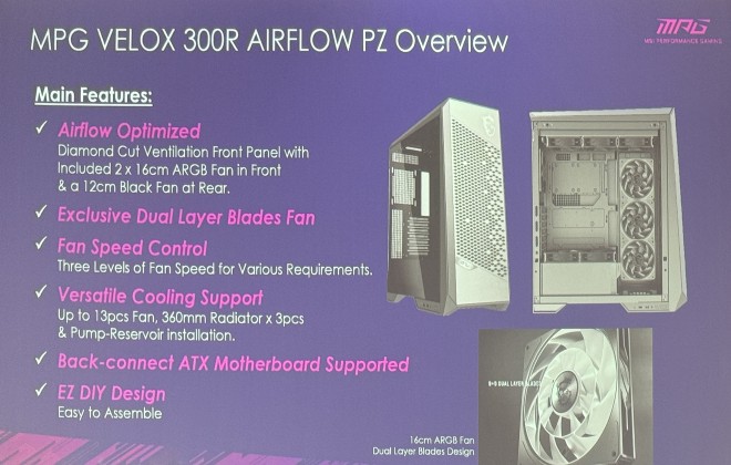 MSI VELOX 300R AIRFLOW PZ